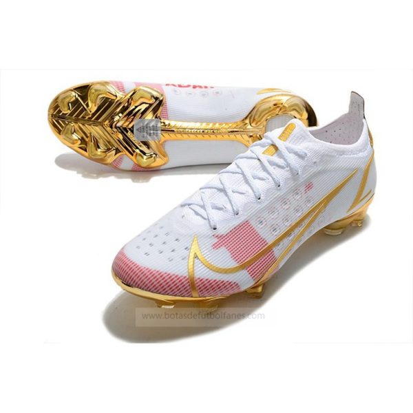 Nike Mercurial Vapor XIV Elite FG Blanco Rosa Oro